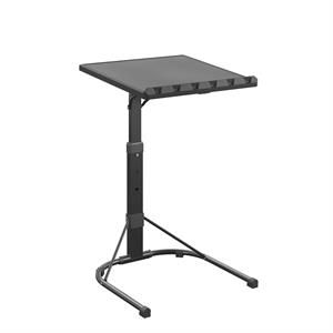 Photo 1 of Cosco Multi Functional Adjustable Height Personal Folding Activity Table Black
