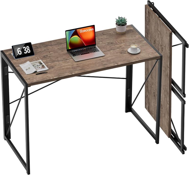 Photo 1 of Coavas 39.4 inch Folding Desk No Assembly Required