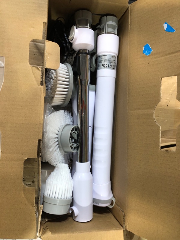 Photo 1 of ***USED LIKE NEW***Electric Spin Scrubber, kHelfer KH8W 2023 New Cordless Shower Scrubber with 4 Replacement Head, 