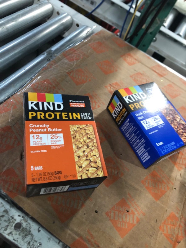 Photo 3 of * 2 PACK, EXP JUNE 11TH, 2024 * KIND Protein, Crunchy Peanut Butter, 8oz (Pack Of 5) Crunchy Peanut Butter 1.76 Ounce (Pack of 5)