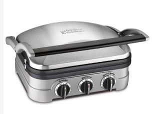 Photo 1 of * SEE NOTES * Panini Press by Cuisinart, Stainless Steel Griddler, Sandwich Maker & More, 5-IN-1, GR-4NP1 