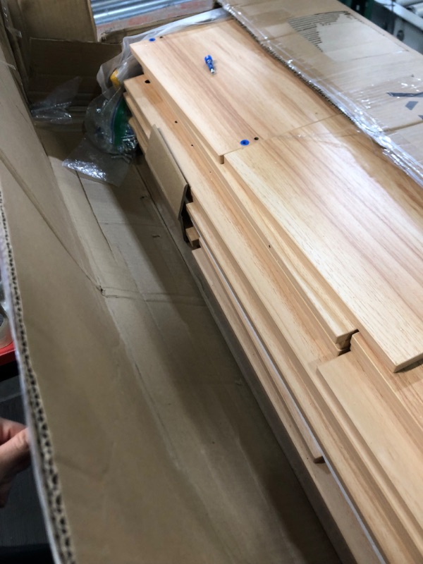 Photo 1 of IOTXY Small Narrow Corner Bookcase - 59 Inches Tall Gap Freestanding Storage Cabinet, 6 Lattices Open Shelves Tower Rack with Door, Cubes Bookshelf in Oak 6-Cubes with Door Oak