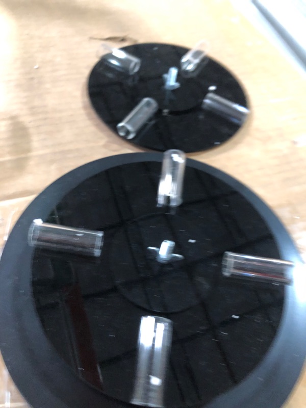 Photo 1 of * incomplete * sold for parts only *
Acrylic Display Stand - 7-Tier Black Action Figure Stand - Multilevel Acrylic Risers for Display 