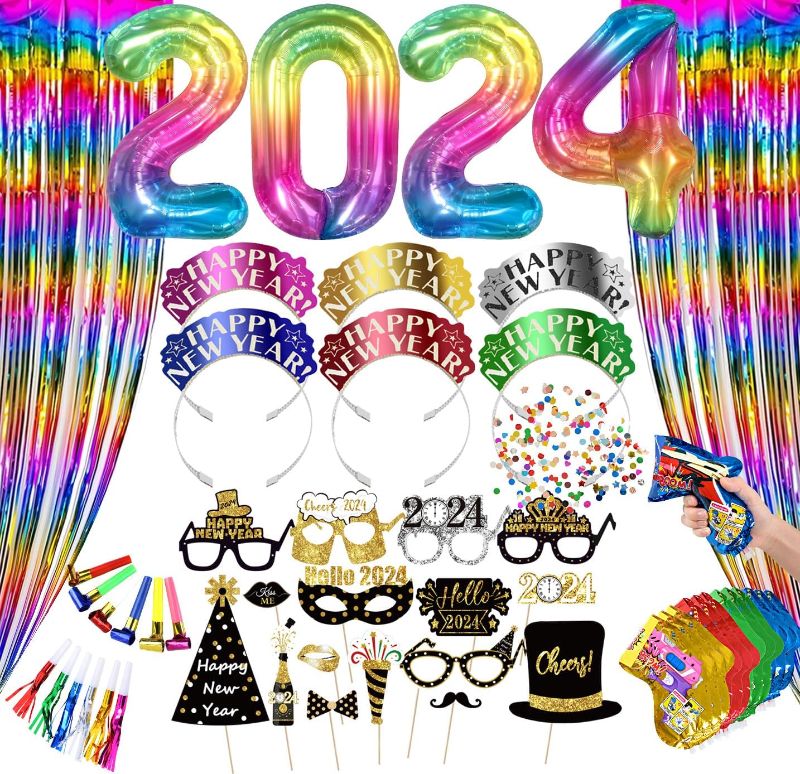 Photo 1 of * see all images *
New Year Eve Party Supplies Fireworks Colorful New Years Tableware Serves for 20 Guests