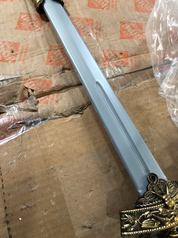 Photo 3 of Aktion Toys Toy Sword with Sheath - 23" Long Plastic Sword with Sound - Toy Swords for Kids 8-12 - Fake Sword - Viking Sword - Medieval Sword - Knight Sword