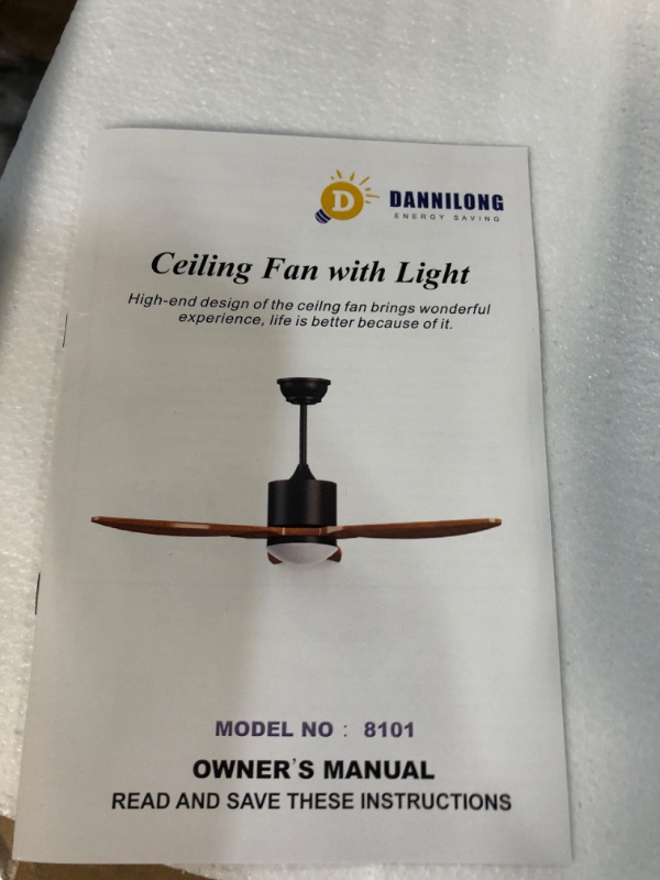 Photo 1 of Dannilong Farmhouse Ceiling Fan with Light and Remote 42" Rustic Flush Mount Ceiling Fans 5 Dual Finish Blades Carnegie Industrial Fandelier