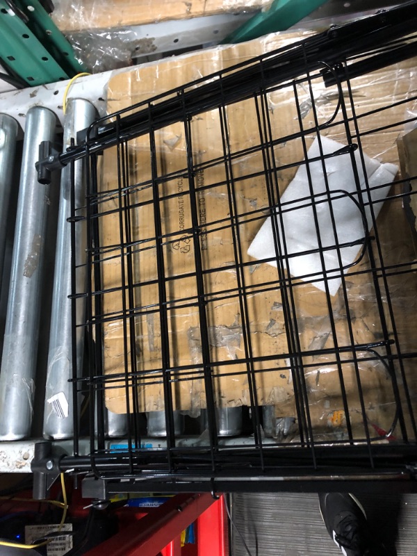 Photo 1 of VEVOR Folding Shopping Cart, Jumbo Grocery Cart with Double Baskets, 360° Swivel Wheels, Heavy Duty Utility Cart, 110 LBS Large Capacity