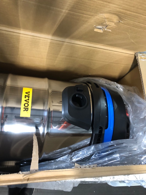 Photo 1 of ****MISSING ATTACHMENTS****VEVOR Dust Extractor Collector, 11 Gallon Capacity,1200W Powerful Motor Wet & Dry Vacuum Cleaner, HEPA Filtration System Automatic Dust Shaking,