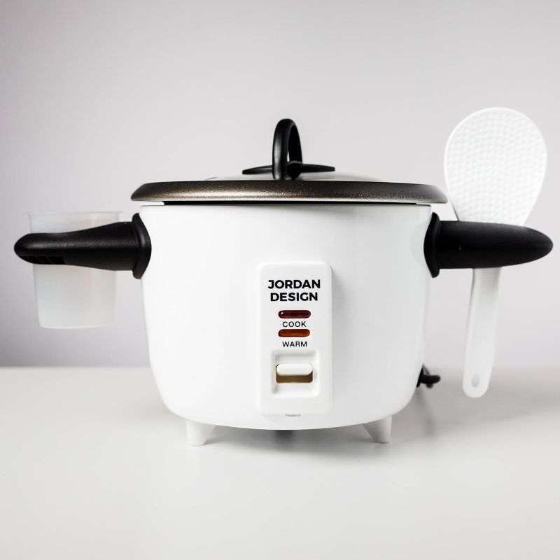 Photo 1 of ***USED - UNABLE TO TEST***
Jordan Design Easy Find Rice Cooker 6-cup (cooked), Rice Cooker 3 cups (UNCOOKED)