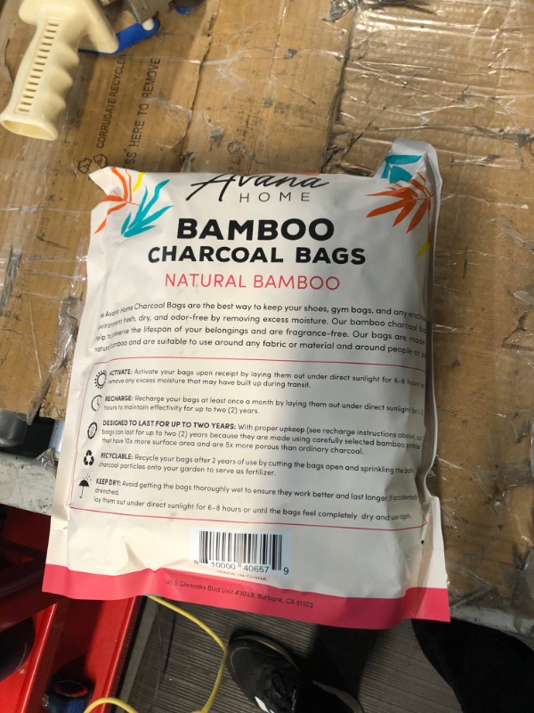 Photo 2 of (16 Pack) Bamboo Charcoal Air Purifying Bag - Charcoal Bags Odor Absorber, for Car, Home & Shoes - Activated Charcoal , Fragrance-Free Odor Eliminator (8x75g, 8x50g)