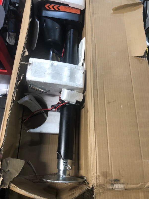 Photo 1 of KYX Electric Trailer Jack to 3500~5000LBs, Power Tongue Jack,9.84"-33.85" Electric Tongue Jack Waterproof for Travel Trailer, RV,Utility Trailer, Yacht Trailer,12V DC Hard Wiring