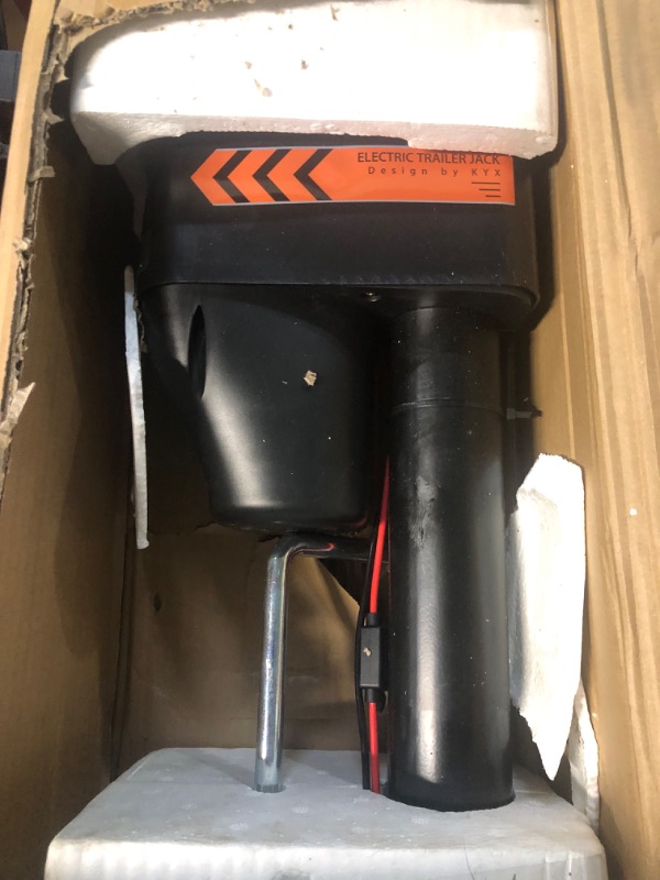 Photo 2 of KYX Electric Trailer Jack to 3500~5000LBs, Power Tongue Jack,9.84"-33.85" Electric Tongue Jack Waterproof for Travel Trailer, RV,Utility Trailer, Yacht Trailer,12V DC Hard Wiring