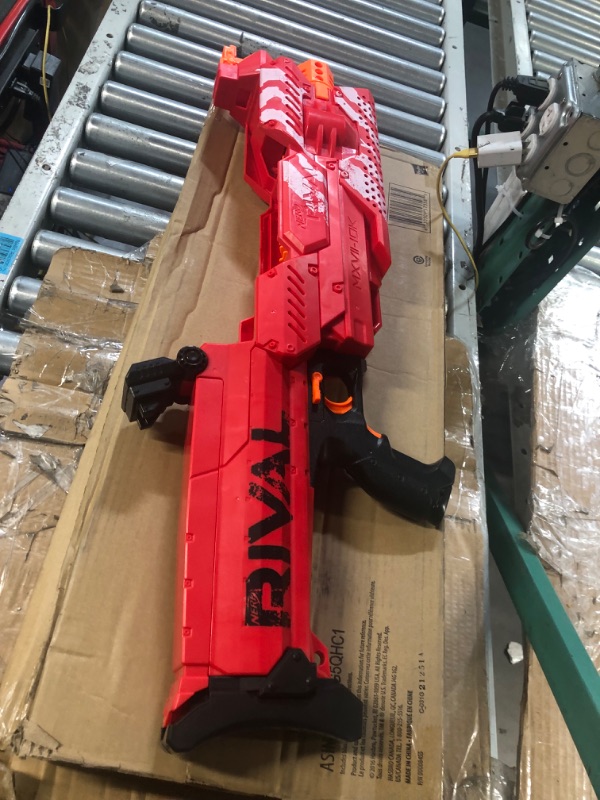 Photo 2 of ***NO FACE MASK***Nerf Rival Nemesis MXVII-10K, Red with Nerf Rival Face Mask (Red) Bundle