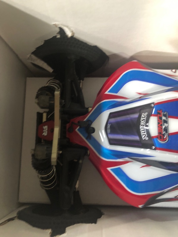 Photo 2 of **PARTS ONLY**NON REFUNDABLE NO RETURNS SOLD AS IS ****ARRMA RC Car 1/8 TLR Tuned Typhon 6S 4WD BLX Buggy RTR (Battery and Charger Not Included), Red/Blue, ARA8406, Cars, Electric Kit Other