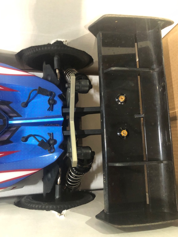 Photo 4 of **PARTS ONLY**NON REFUNDABLE NO RETURNS SOLD AS IS ****ARRMA RC Car 1/8 TLR Tuned Typhon 6S 4WD BLX Buggy RTR (Battery and Charger Not Included), Red/Blue, ARA8406, Cars, Electric Kit Other