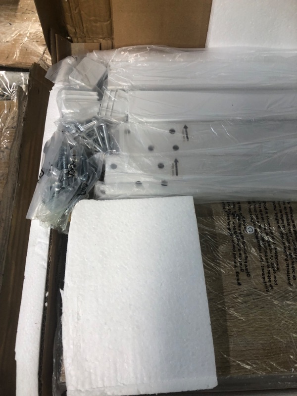 Photo 1 of mDesign 5-Tier Leaning Ladder Bookshelf - Rustic Ladder-Style Shelf Bookcase - Decorative Slanted Storage Rack w/Composite Wood Shelves for Bathroom, Living Room - Ladder Shelves - White/Modern Oak