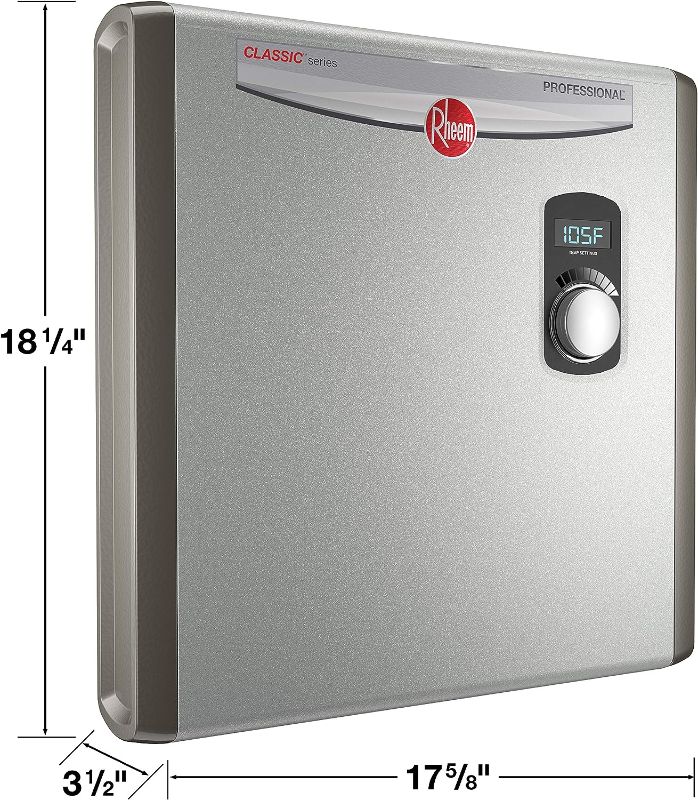 Photo 4 of (READ FULL POST) Rheem Performance 18 kW Self-Modulating 3.51 GPM Tankless Electric Water Heater