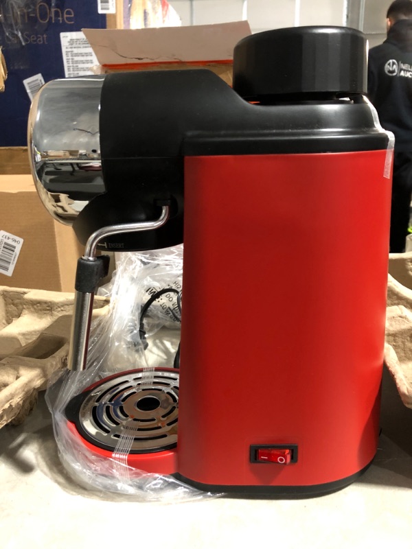 Photo 2 of * used * incomplete *
Imusa USA 4 Cup Epic Electric Espresso/Cappuccino Maker, Red 800 Watts