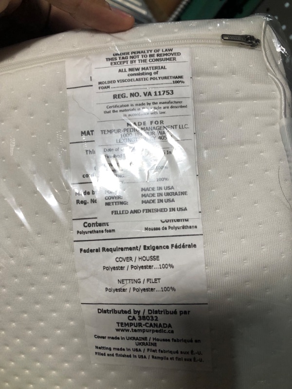 Photo 4 of * kid size *
Tempur-Pedic TEMPUR-Ergo Neck Pillow, Small Profile, White Small Profile Pillow