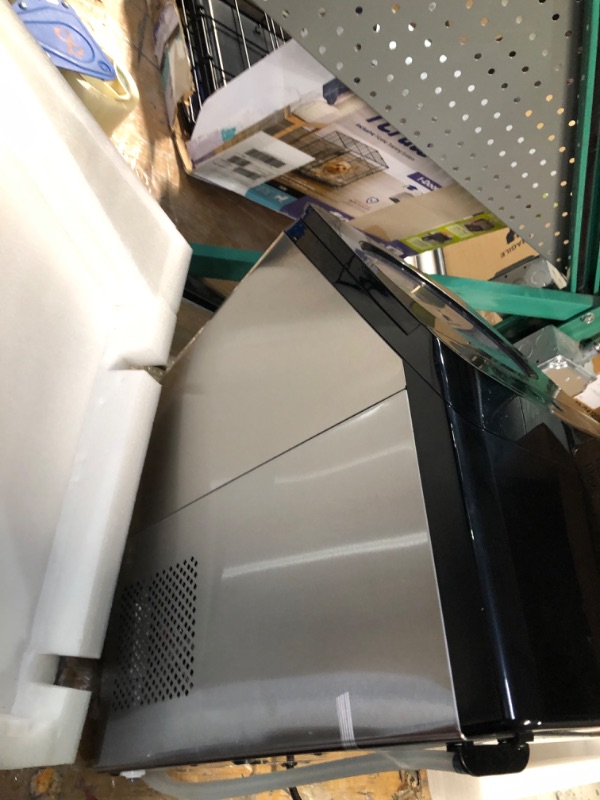 Photo 1 of Thereye Countertop Nugget Ice Maker, Top-Loading Pebble Ice Maker Machine, 30lbs Per Day, 2 Ways Water Refill, Self-Cleaning, Stainless Steel Finish Ice Machine for Home Office Bar Party 30lbs/day Black 1