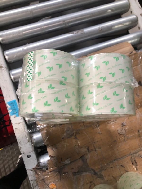 Photo 4 of Packing Tape 12 Rolls 1.88 Inch x 54.6 Yards Stronger and Thicker, Clear Packing Tape for Moving Packaging Shipping Office Storage, Transparent Tape Refills for Dispenser