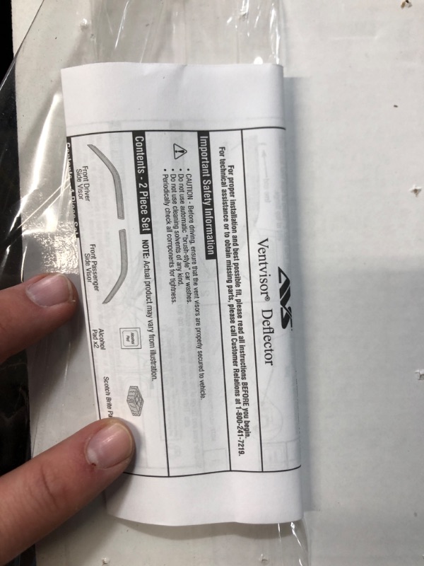 Photo 3 of **USED** Auto Ventshade [AVS] Low Profile Ventvisor / Rain Guards | Smoke, 4 pc | 994004 | Fits 2009 - 2018 Ram 1500, 2019 - 2022 Ram 1500 (Classic Body Only) 2010-2022 Ram 2500/3500 Crew/Mega Cabs Low Profile - Smoke