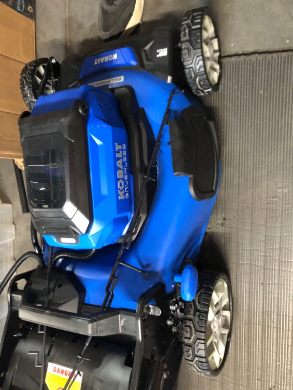 Photo 4 of Kobalt 40-Volt Brushless Lithium Ion 20-in Cordless Electric Lawn Mower (Battery Included)