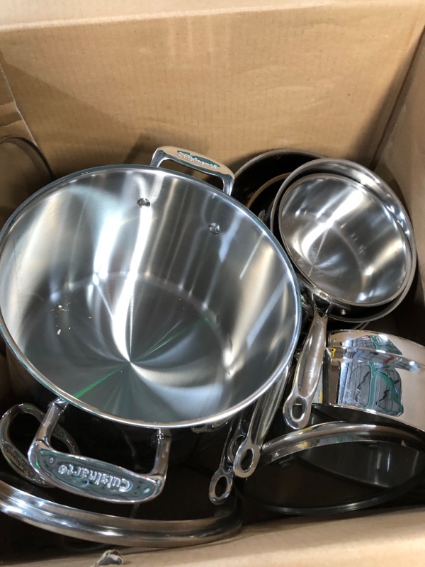 Photo 3 of (READ FULL POST) Cuisinart 77-11G Stainless Steel 11-Piece Set Chef's-Classic-Stainless-Cookware-Collection 11-Piece Cookware Set Cookware