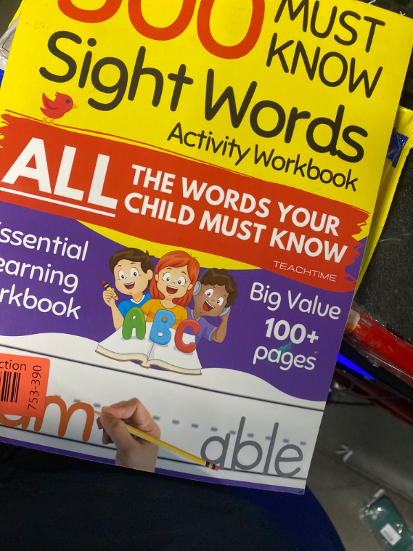 Photo 2 of 300 Must Know Sight Words Activity Workbook: Learn, Trace & Practice the 300 Most Common High Frequency Words for Kids Learning to Read and Write (Dolch Sight Words & Fry Sight Words)