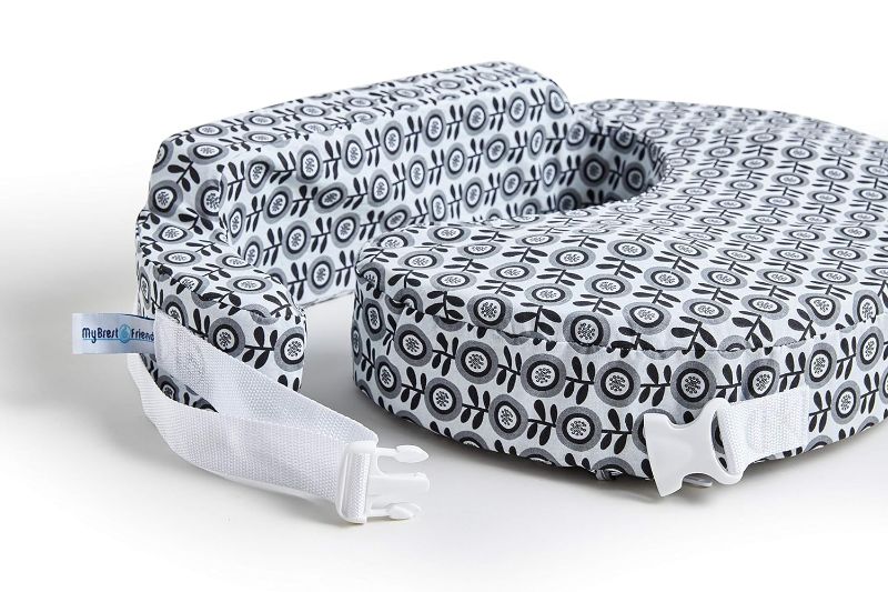 Photo 1 of **SEE NOTES My Brest Friend Original Nursing Pillow | Ergonomic Breastfeeding Pillows | Supports Both Mom & Baby | Breastfeeding Essentials | Handy Side Pocket, Double Straps & Removable Cover, Midnight Poppy