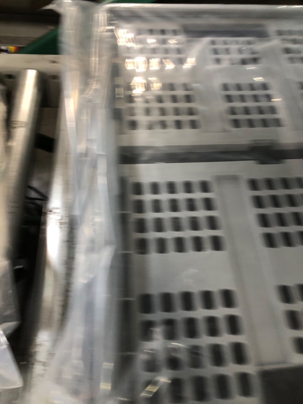 Photo 3 of  Folding Plastic Container, Grey Plastic Crate