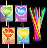 Photo 1 of 32 PACK OF VALENTINES DAY GLOW STICKS