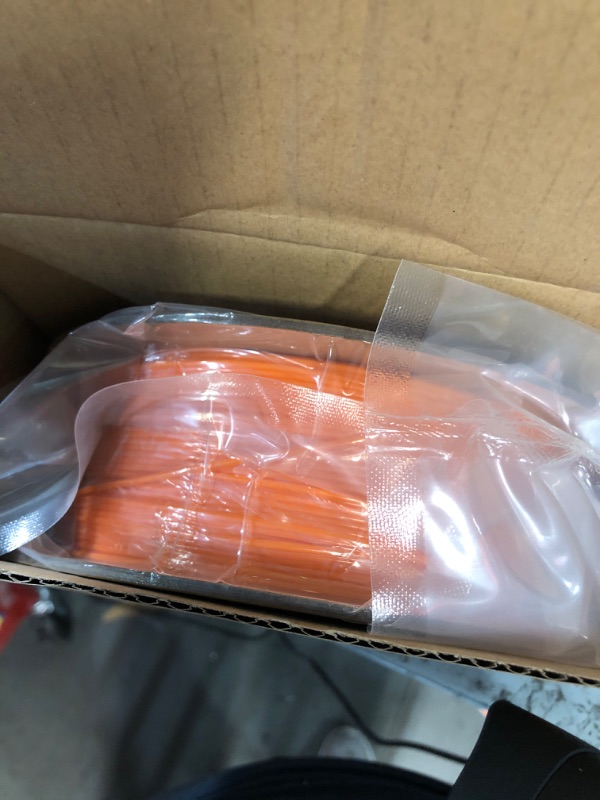 Photo 2 of FIROS PETG 3D Printer Filament, 1kg(2.2lbs) Spool PETG Filament 3D Printing Filament, 1.75mm Dimensional 3D Printer Filament, Fit Most FDM Printer, 1 Pack PETG Orange