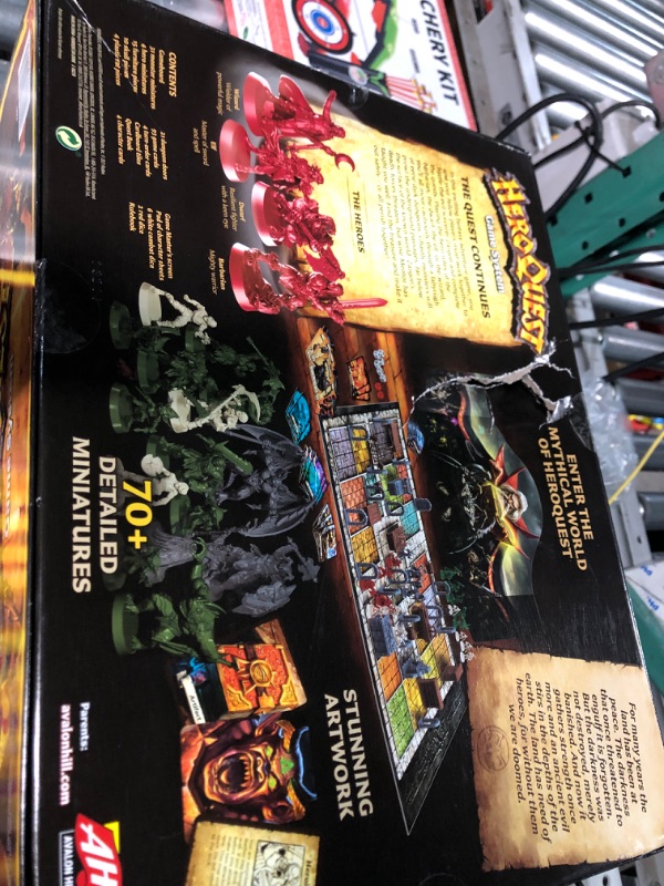 Photo 2 of ***USED - DAMAGED BOX - LIKELY MISSING PARTS***
Hasbro Gaming Avalon Hill HeroQuest Game System Tabletop Board Game