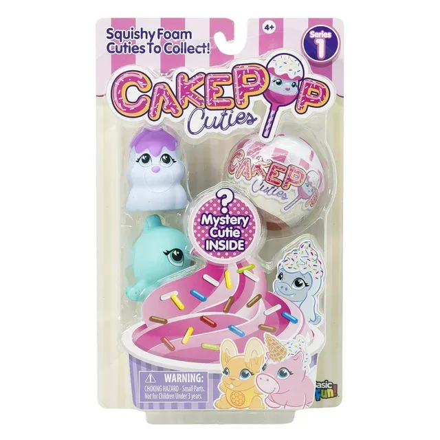 Photo 1 of CakePop Cuties - Cake Pop 3-Pack - Slow Foam Squishies - Ages 4+