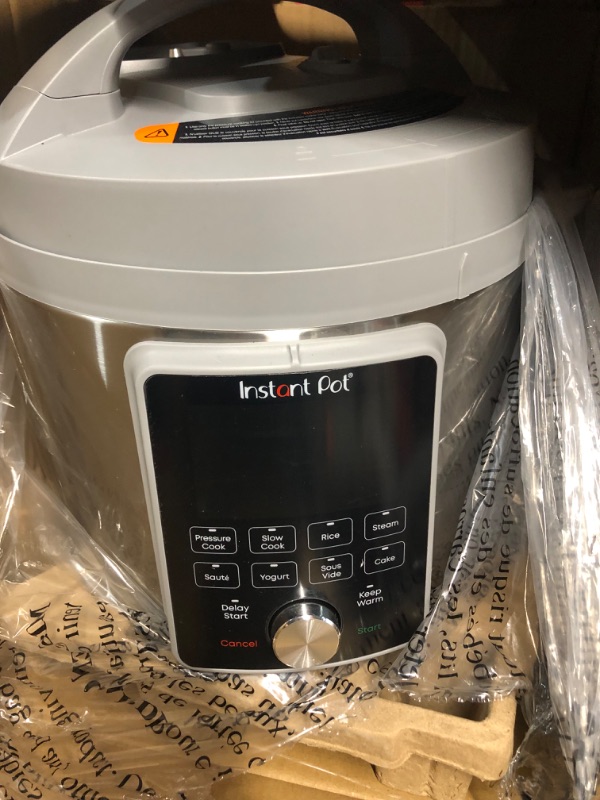 Photo 3 of **MISSING RELEASE VALVE***
Instant Pot Duo Plus, 6-Quart Whisper Quiet 9-in-1 Electric Pressure Cooker, Slow Cooker, Rice Cooker, Steamer, Sauté, Yogurt Maker, Warmer & Sterilizer, Free App with 1900+ Recipes, Stainless Steel 6QT Duo Plus