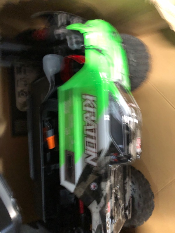 Photo 4 of ARRMA RC Truck KRATON 4X4 4S BLX 1/10TH 4WD Speed Monster Truck RTR(Battery and Charger Not Included), Green, ARA4408V2T4