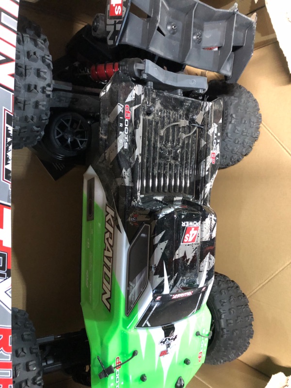 Photo 5 of ARRMA RC Truck KRATON 4X4 4S BLX 1/10TH 4WD Speed Monster Truck RTR(Battery and Charger Not Included), Green, ARA4408V2T4