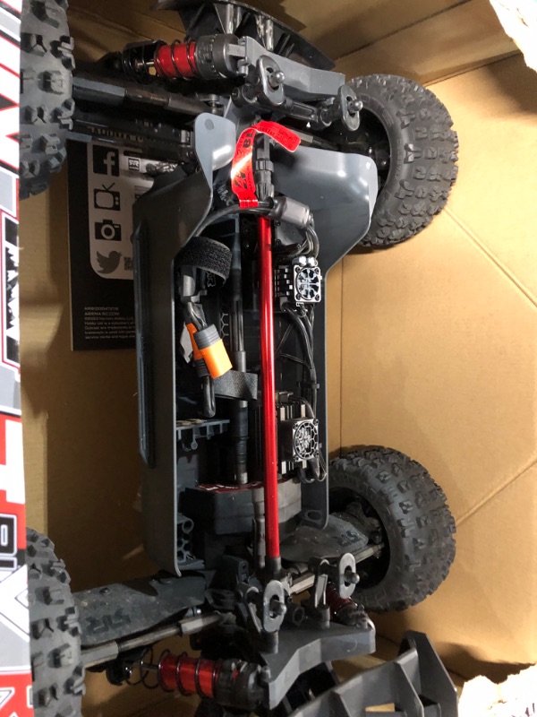 Photo 3 of ARRMA RC Truck KRATON 4X4 4S BLX 1/10TH 4WD Speed Monster Truck RTR(Battery and Charger Not Included), Green, ARA4408V2T4