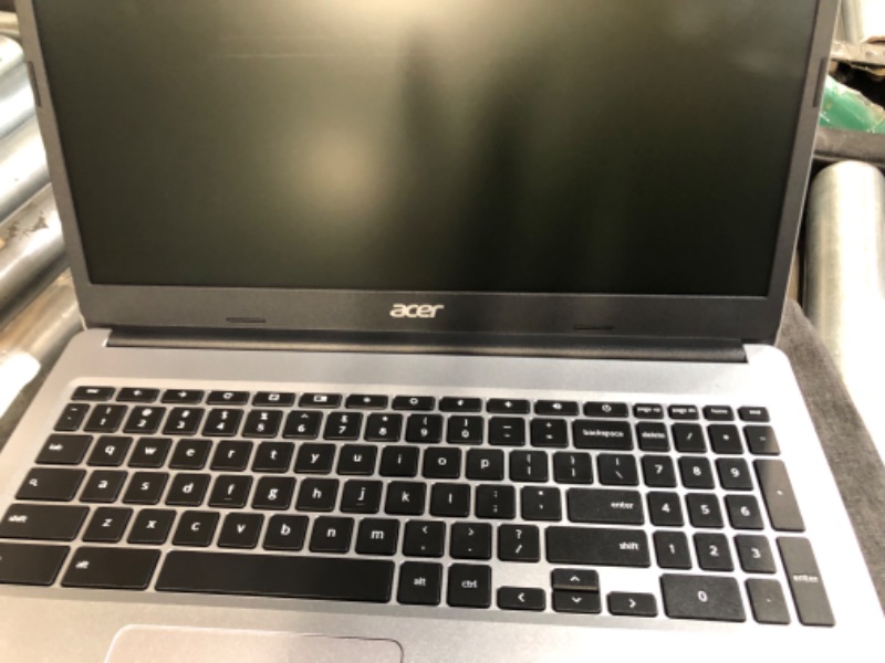 Photo 4 of Acer 2023 15" HD Premium Chromebook, Intel Celeron N Processor 2.78GHz Turbo Speed, 4GB Ram, 64GB SSD, Ultra-Fast WiFi Up to 1700 Mbps, Full Size Keyboard, Chrome OS, Arctic Silver Color-(Renewed)