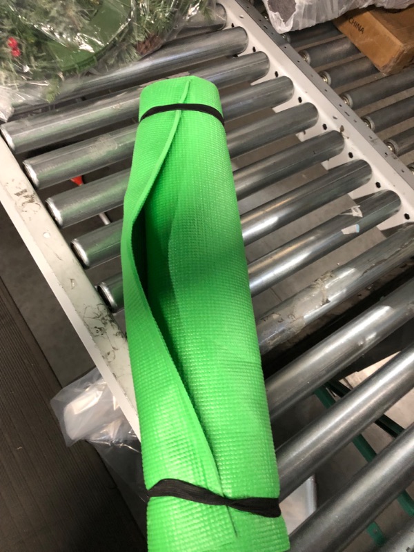 Photo 2 of **ITEM IS SIMILAR SEE PICS Gaiam Essentials Premium Yoga Mat with Yoga Mat Carrier Sling (72"L x 24"W x 1/4 Inch Thick) Green