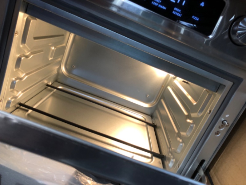 Photo 2 of **MISSING TRAYS COSORI Air Fryer Toaster Oven, 12-in-1, 26QT Convection Oven Countertop, Stainless Steel with Toast Bake and Broil, Smart, 6 Slice Toast, 12'' Pizza, 75 Recipes&Accessories Silver-Stainless Steel Air Convection Oven
