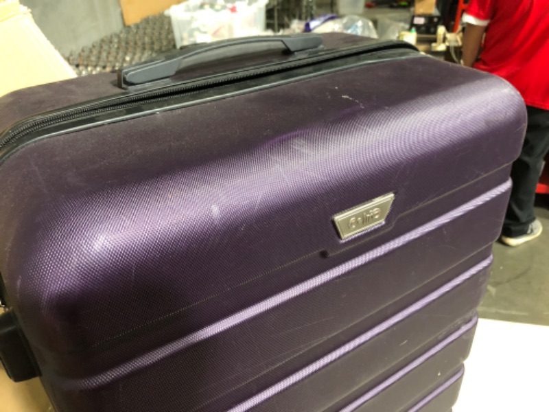 Photo 7 of ***MAJOR DAMAGE - SEE COMMENTS***
Coolife Luggage, 2 Pieces, 24" Orange and 28" Purple