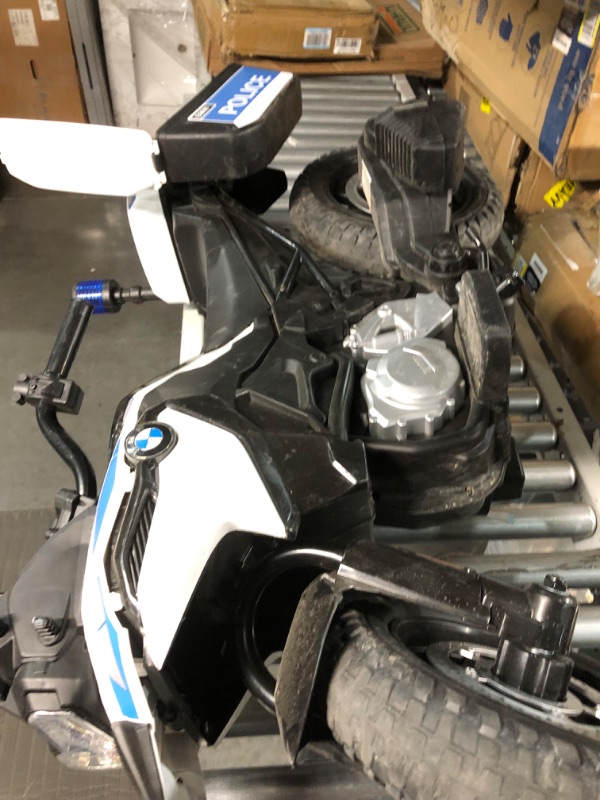 Photo 2 of ***NOT FUNCTIONAL - FOR PARTS ONLY - NONREFUNDABLE - SEE COMMENTS***
12V 7AH Kids Motorcycle, Ride On Police Motorcycle, Licensed BMW Kids Car with High/Low Speed,EVA Tire