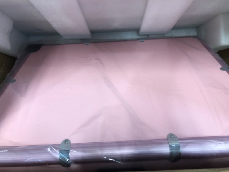 Photo 1 of Lorvain Rolling Makeup Train Case with Lighted Mirror