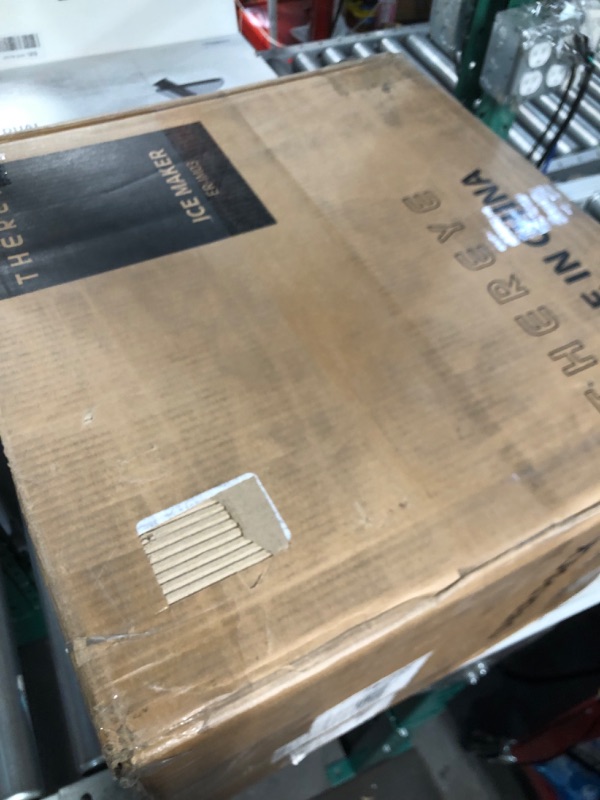 Photo 1 of Thereye Countertop Nugget Ice Maker, Top-Loading Pebble Ice Maker Machine, 30lbs Per Day, 2 Ways Water Refill, Self-Cleaning, Stainless Steel Finish Ice Machine for Home Office Bar Party 30lbs/day Black 1