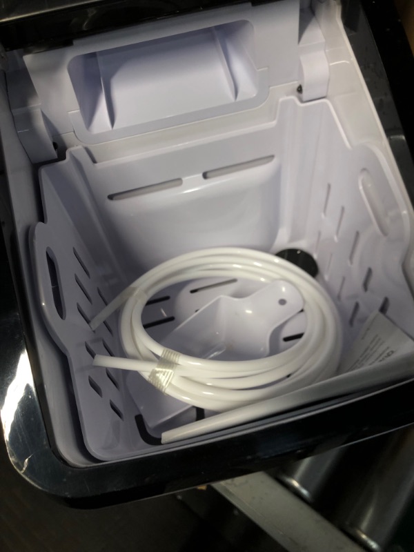 Photo 1 of Thereye Countertop Nugget Ice Maker, Top-Loading Pebble Ice Maker Machine, 30lbs Per Day, 2 Ways Water Refill, Self-Cleaning, Stainless Steel Finish Ice Machine for Home Office Bar Party 30lbs/day Black 1