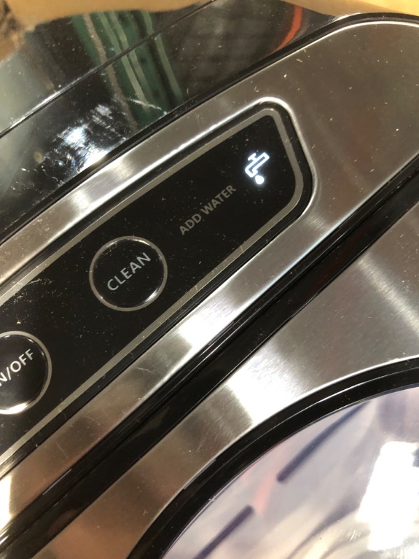 Photo 1 of Thereye Countertop Nugget Ice Maker, Top-Loading Pebble Ice Maker Machine, 30lbs Per Day, 2 Ways Water Refill, Self-Cleaning, Stainless Steel Finish Ice Machine for Home Office Bar Party 30lbs/day Black 1