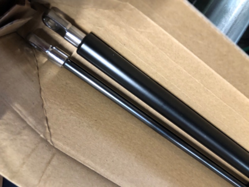 Photo 5 of Beneges 2PCs Universal Gas Charged Lift Supports Spring Struts Shocks Dampers Force 100 Lbs/445 N Per Prop, Force Per Set 200 Lbs/896 N, Extended Length 20 inches C16-08054 200 Lbs/896 N, Extended Length 20"