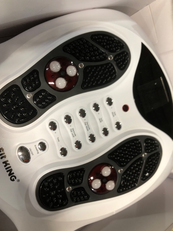 Photo 2 of (READ FULL POST) FIT KING Neuropathy Pain Relief for Feet Massager, EMS Foot Massager for Neuropathy with TENS Pads,Foot Circulation Stimulator for Plantar Fasciitis, Diabetes Foot Pain Relief (FSA HSA Approved)
